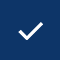 Orange tick icon